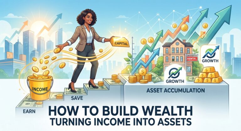 How to build wealth by turning income into assets